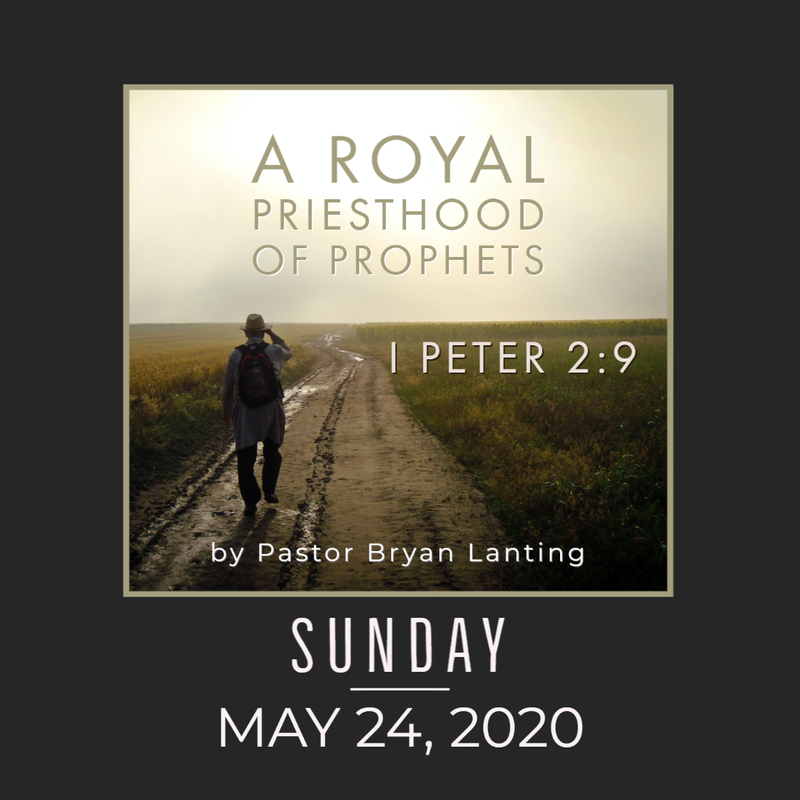 Sermon - Audio
A Royal Priesthood of Prophets
1 Peter 2:9
Pastor Bryan Lanting
May 24, 2020